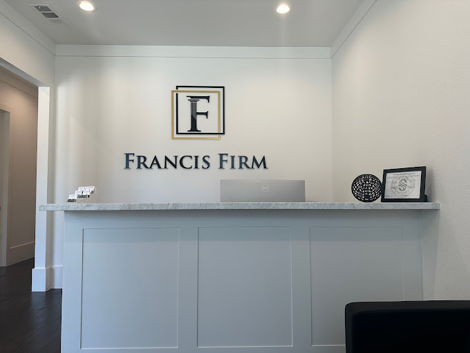 Interior view of the Francis Firm Injury Attorneys office building