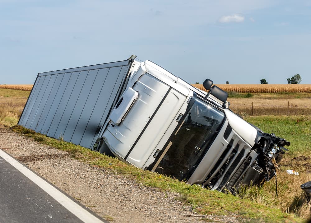 Accidente de camión en Texas